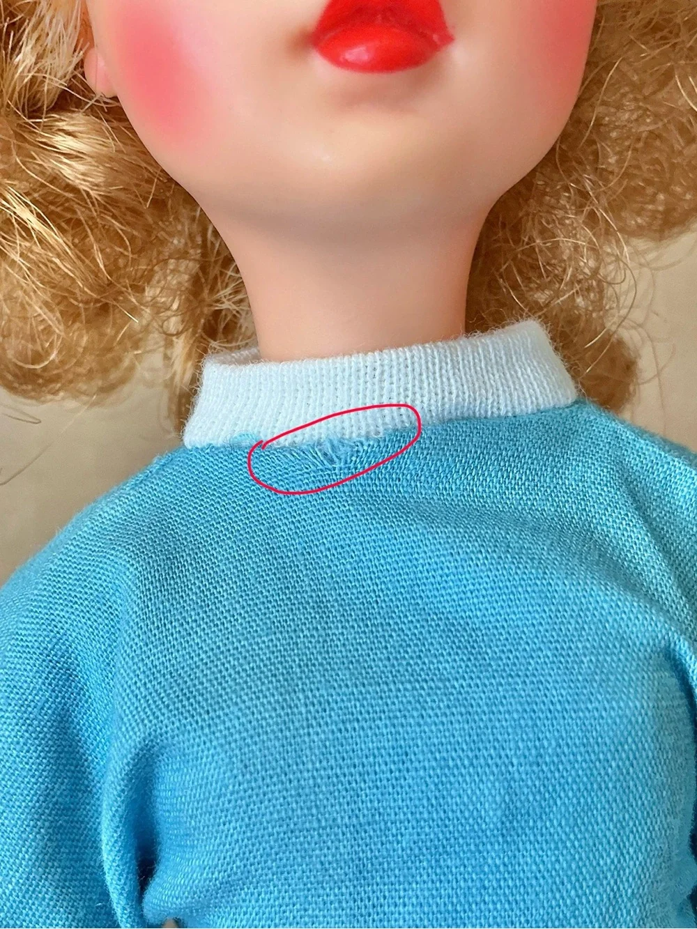Ideal Tammy doll 1963 in original outfit with high color face HTF